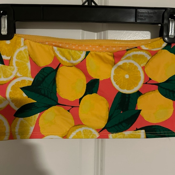 Body Glove womens Sunrise Tube Bikini Top Swimsuit Bikini Top Med Lemons Bandeau - Picture 2 of 3